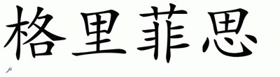 Chinese Name for Griffith 