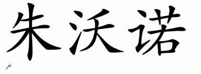 Chinese Name for Juwono 