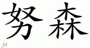 Chinese Name for Knudsen 