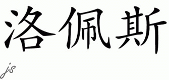 Chinese Name for Lopes 