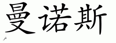 Chinese Name for Manos 