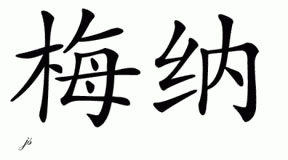 Chinese Name for Mena 