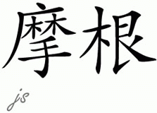 Chinese Name for Morgan 