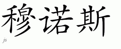 Chinese Name for Munoz 