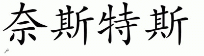 Chinese Name for Naistus 