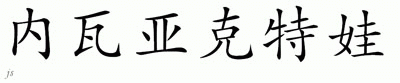 Chinese Name for Nevayaktewa 