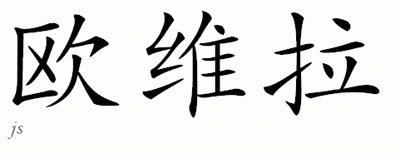 Chinese Name for Olvera 