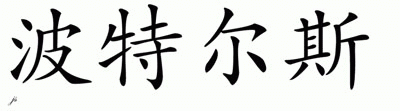 Chinese Name for Portales 
