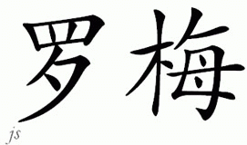 Chinese Name for Romeu 