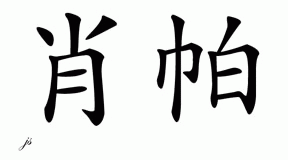 Chinese Name for Shoppa 