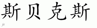Chinese Name for Spijkers 