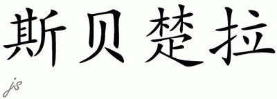 Chinese Name for Spychala 