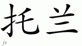 Chinese Name for Toland 
