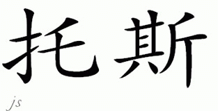 Chinese Name for Toth 