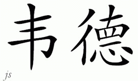 Chinese Name for Wade 