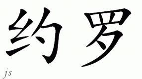 Chinese Name for Yoro 