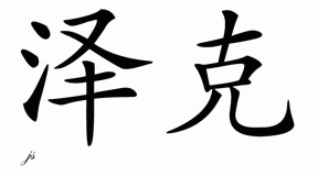 Chinese Name for Zych 