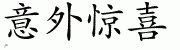 Chinese Characters for Happy Accident 
