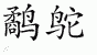 Chinese Characters for Kiwi 