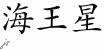 Chinese Characters for Neptune 