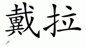 Chinese Name for Dara - Chinese Characters